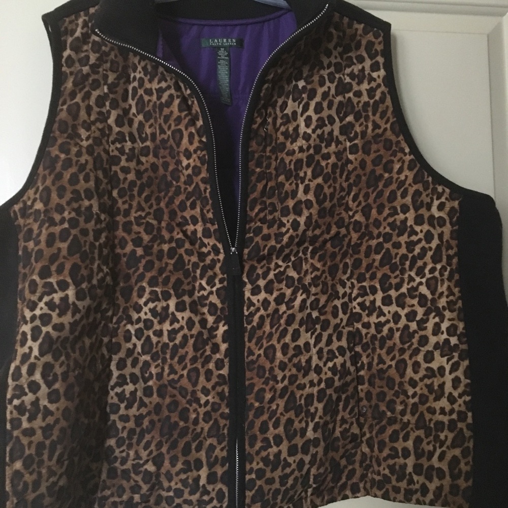 Ralph Lauren  zip up vest